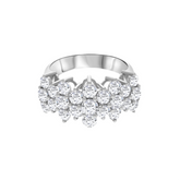 Infinite Halo Sterling Silver Ring for Women
