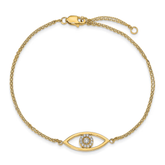 Eterna Evil Eye Sterling Silver Bracelet for Women