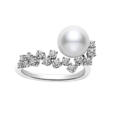 Opaline Pearl Sterling Silver Ring for Women