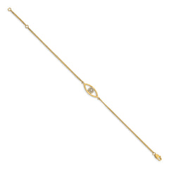 Eterna Evil Eye Sterling Silver Bracelet for Women