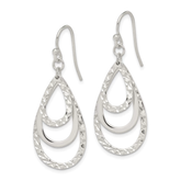 Tearline Sterling Silver Drop Earring for Women