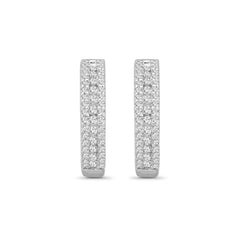Luxe Loop Sterling Silver Hoop Earring for Women