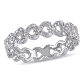 Heartlock Sterling Silver Ring for Women