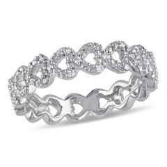 Heartlock Sterling Silver Ring for Women