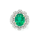 Moss Magic Sterling Silver Ring for Women