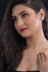 Azure Vision Sterling Silver Necklace For Women