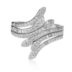 Sparkling Silver Ring For Women