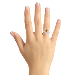 Aqua Sterling Silver Ring for WomenAqua Sterling Silver Ring for Women