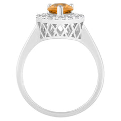 Aqua Sterling Silver Ring for WomenAqua Sterling Silver Ring for Women
