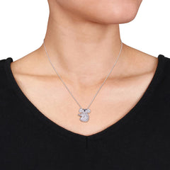 Koala Snug Sterling Silver Necklace for Women