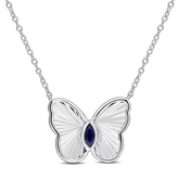Silver Flutter Necklace for Women