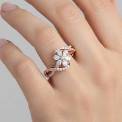 Voile de Lune Sterling Silver Ring for Women