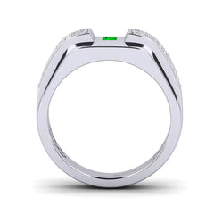 Aurelius Square Silver Ring for Men