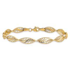 Golden Allure Sterling Silver Bracelet for Women