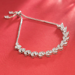 Gleam Silver Bracelet For Women