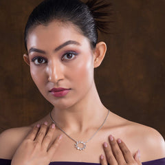 Bliss Sterling Silver Necklace For Women