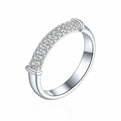 Celestia Pavé Silver Ring For Women
