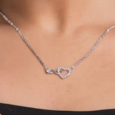 Infinity Sterling Silver Necklace For Women