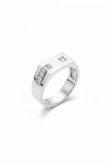 Echelon Silver Ring for Men
