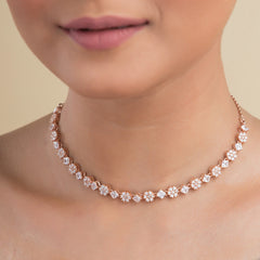Dreamy Sterling Silver Necklace & Earring Set For Women