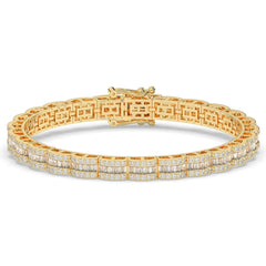 Grand Central Men's Silver Bracelet