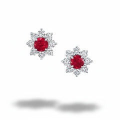 Aurora Gleam Silver Earrings for Women