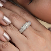 Unique Solitaire Silver Ring For Women