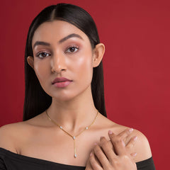 Aqua Sterling Silver Necklace For Women
