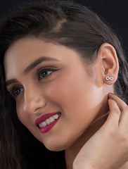 Infinity Silver Earring For Women