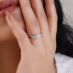 Luxe Silver Band Ring for Women