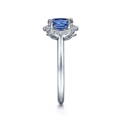 Midnight Trinity Sterling Silver Ring for Women