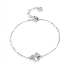 Lykke Silver Anklet for women