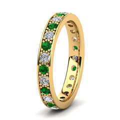 Monarch Emerald Silver Ring for Men