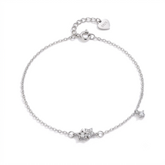 Nova Star Silver Anklet for women
