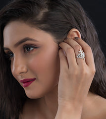 Leafyloom Silver Ring For Women