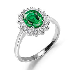 Éclat Royale Sterling Silver Ring for Women
