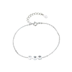 Trinity Silver Anklet for women