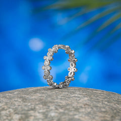 Circletique Silver Ring For Women