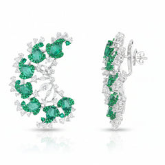 Blossom Shine 92.5 Silver Studs Earrings for Women