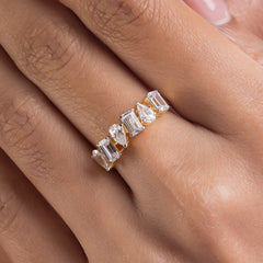 Serene Solitaire Silver Ring For Women