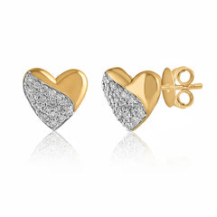 Eclipse Curve 92.5 Silver Studs Earrings for Women