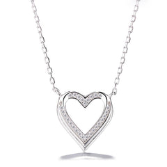 Hearts Sterling Silver Necklace for Women