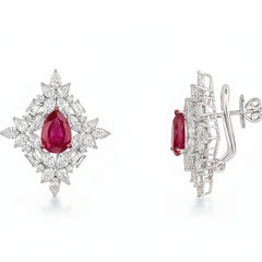 Queené Luxe 92.5 Silver Earrings for Women