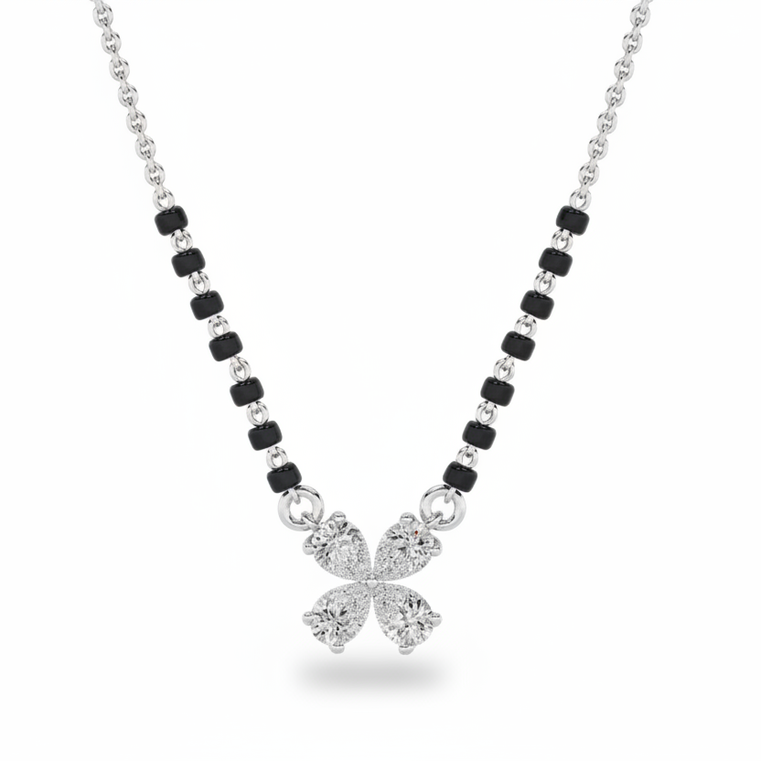 Svarna 925 Silver Mangalsutra