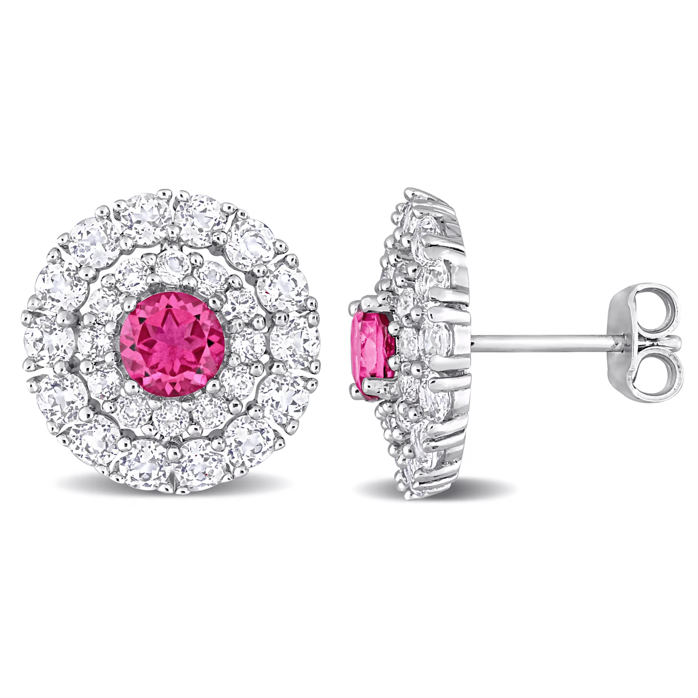 Rosette Sterling Silver Stud Earring for Women