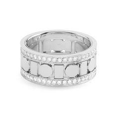 Nova Band Sterling Silver Ring for Women