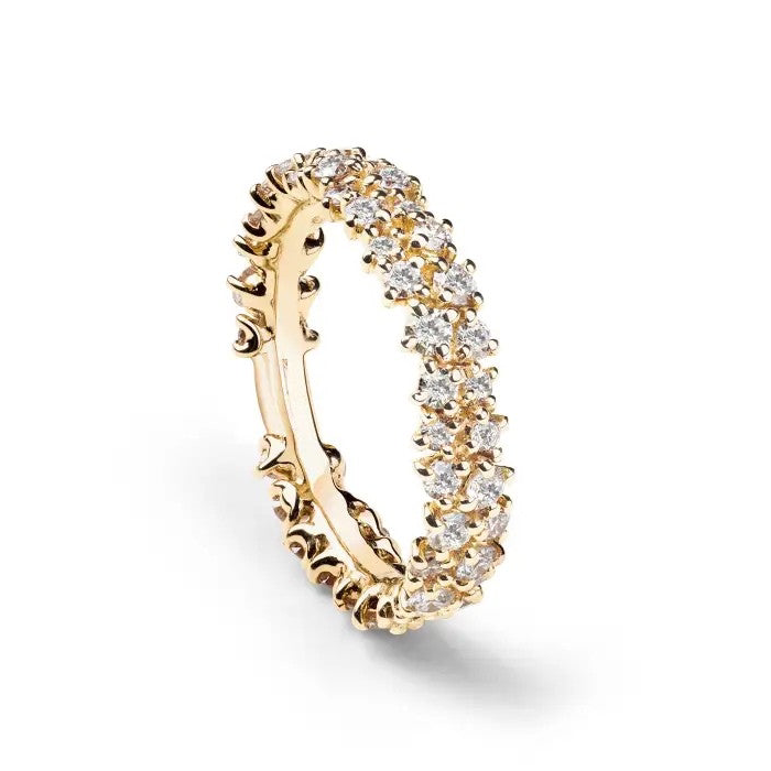 Shimmer Sterling Silver Ring for Women