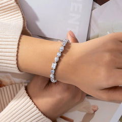 Starry Gleam Sterling Silver Bracelet for Women