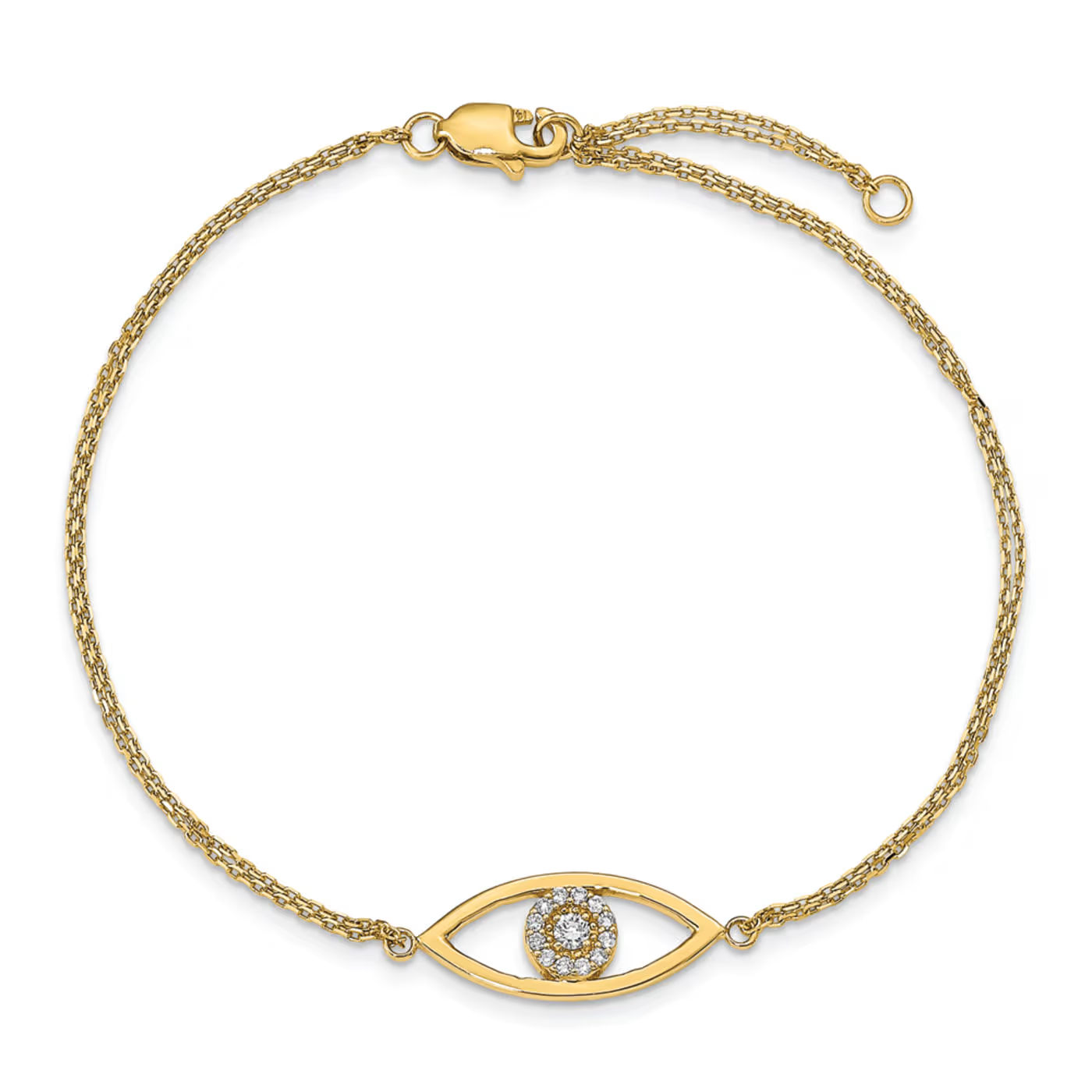 Eterna Evil Eye Sterling Silver Bracelet for Women
