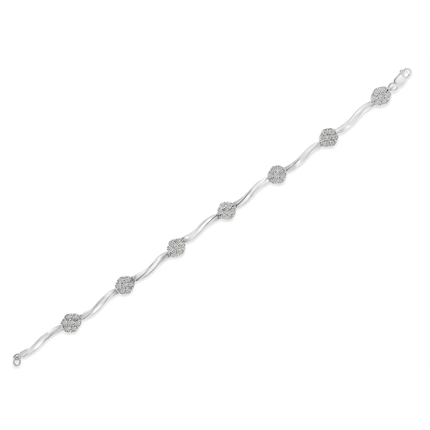 Couture Oval Sterling Silver Bracelet for Women